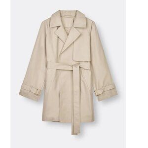 NWT THE CURATED CLASSIC TRENCH JACKET - KHAKI -XXS